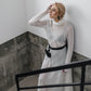 Amor maxi sheer Italian dress in white - STRH